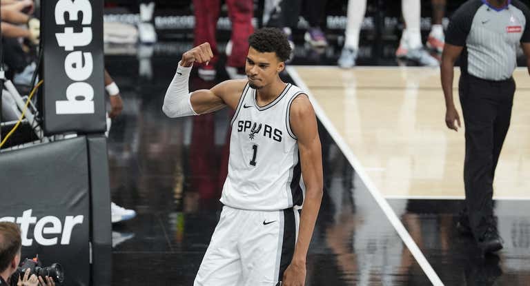 Victor Wembanyama, jugador de los San Antonio Spurs.