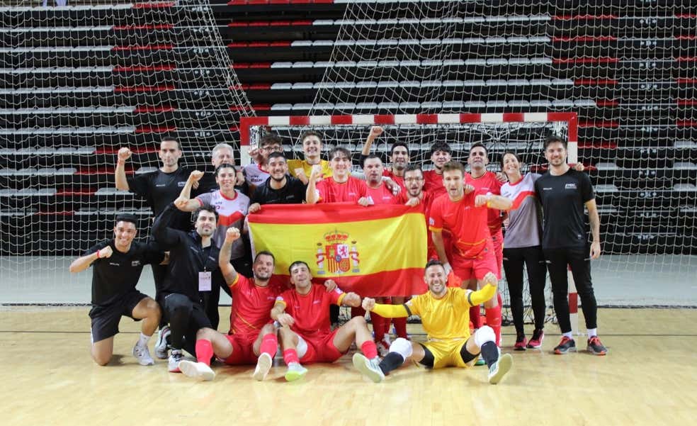 España, campeona de Europa de fútbol sala para discapacitados visuales