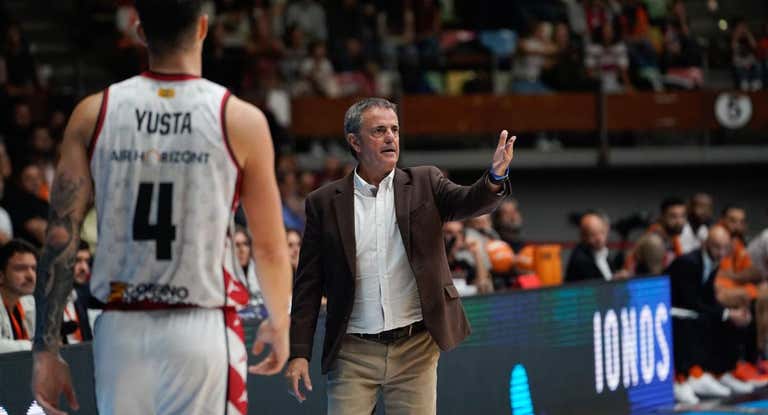 Porfi Fisac, en un partido de Liga Endesa.