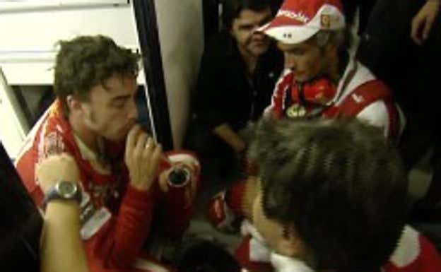 Alonso, tras la carrera. LA SEXTA