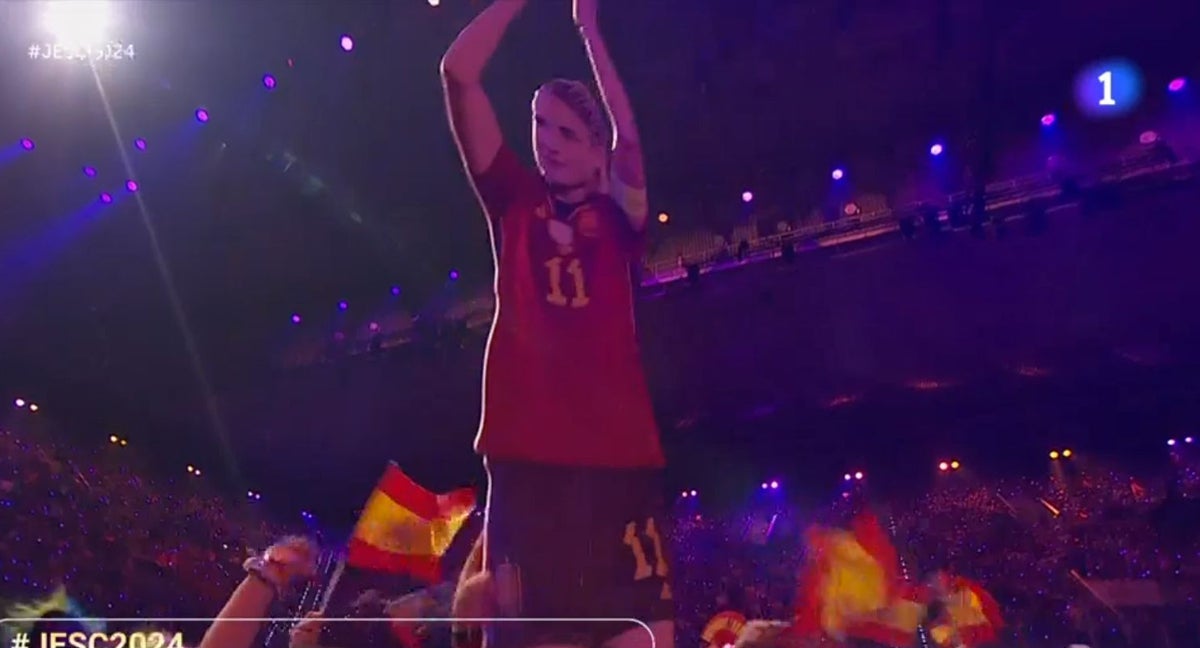 Alexia Putellas, en Eurovisión Júnior.