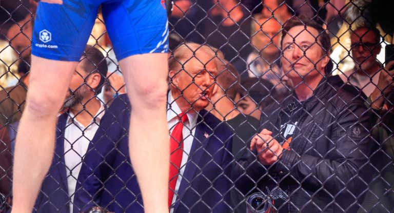 Donald Trump vuelve al Madison Square Garden con tono triunfal para el estelar combate Jones- Miocic de UFC