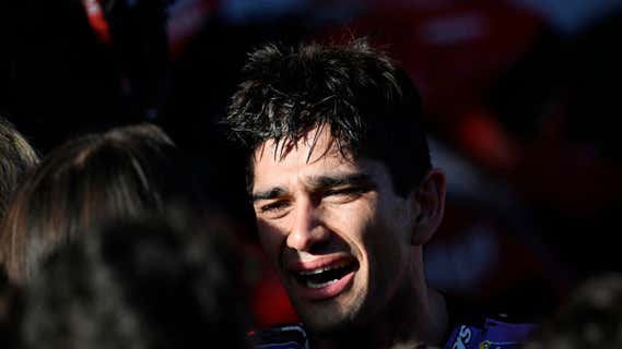 Jorge Martín celebra su título de MotoGP/Reuters