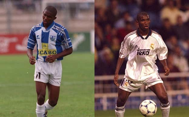 Eto'o, en ambos equipos.  MC/Getty