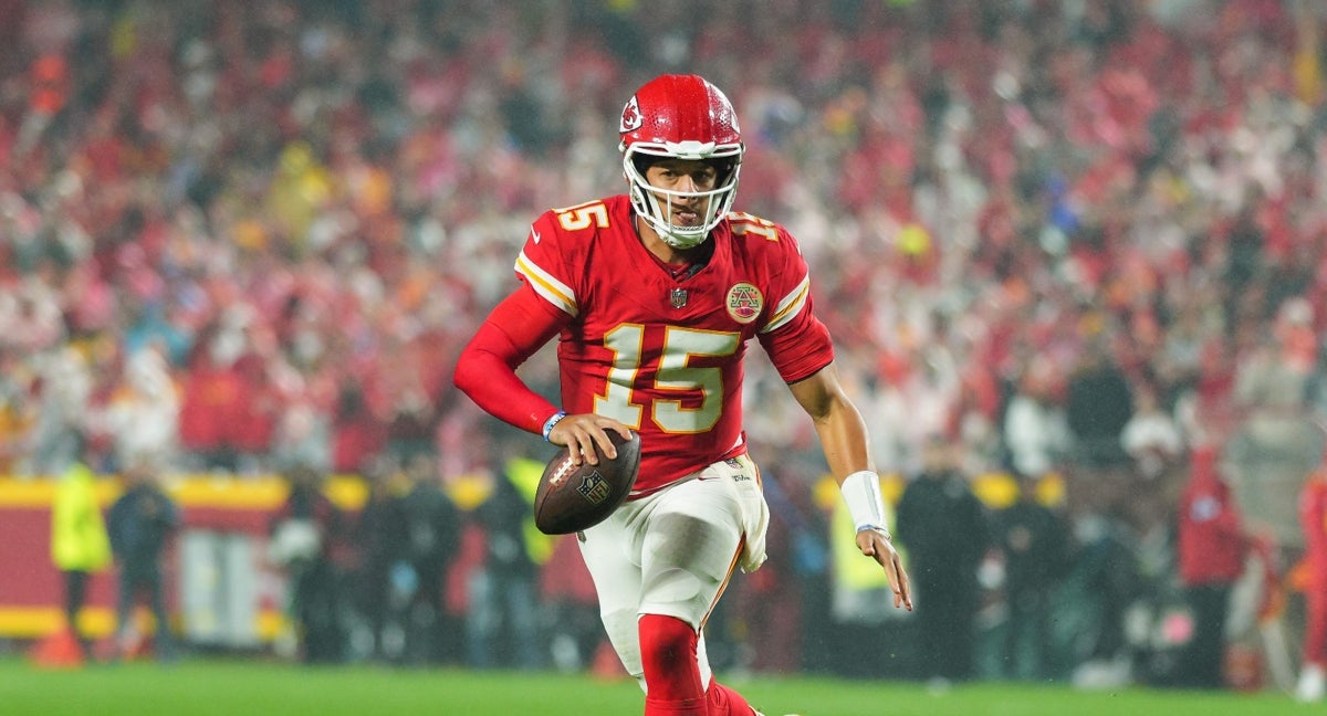 Mahomes, durante un partido.