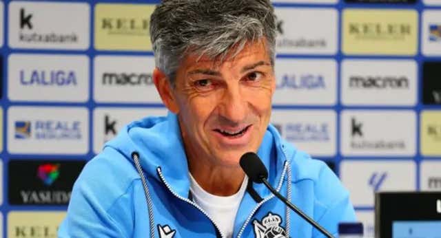 Imanol Alguacil apuesta por la victoria en San Mamés porque la Real llega “en su mejor momento”