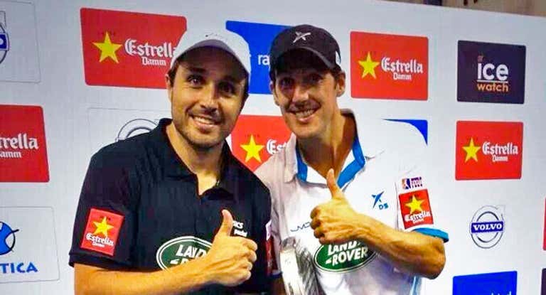 Bela y Juan Martín Díaz cuando eran pareja,