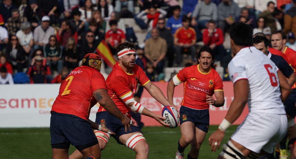 Imagen del partido ante USA.