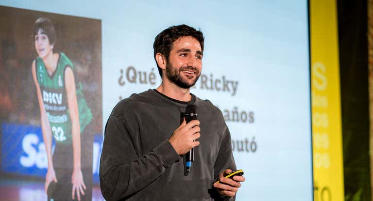Ricky Rubio, en un acto.