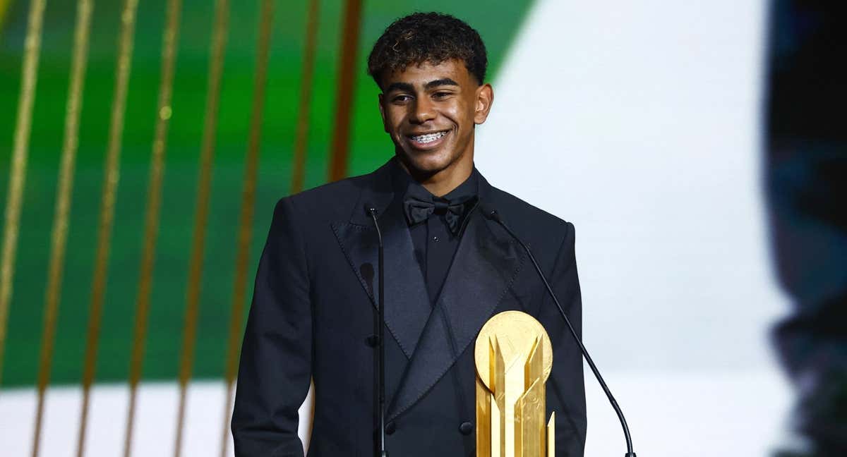 Lamine Yamal ya recibió el Trofeo Kopa hace unas semanas.