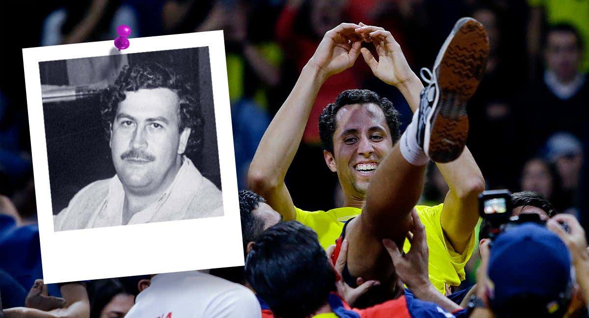 Daniel Elahi Galán, durante una eliminatoria de la Copa Davis con Colombia. /Getty