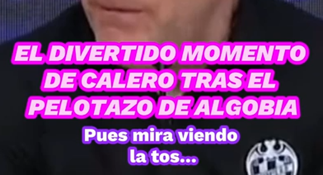 Julián Calero sufrió un pelotazo de Algobia y se quedó un poco traspuesto.