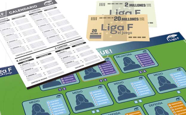 Componentes del juego de Liga.  EDUCA BORRAS