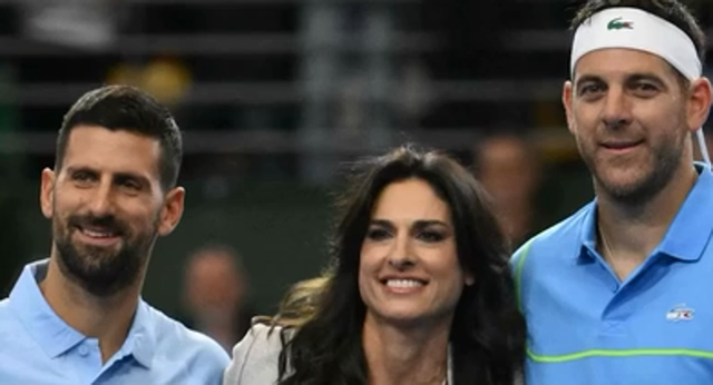 Djokovic, Sabatini y Dulko acompañaron a Del Potro en su último día como tenista profesional.