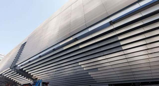 La maqueta gigante de la fachada del Santiago Bernabéu que el Real Madrid mantiene y fue clave para la construcción del estadio