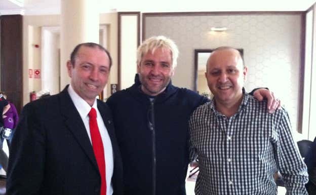 Quini, Cañizares y Manfredo Álvarez.