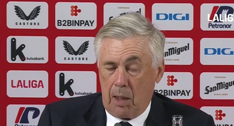 Ancelotti y Valverde coinciden en el rumbo del partido… pero Valverde destaca la victoria.