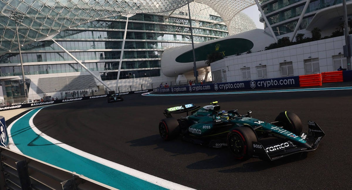 Fernando Alonso, en Abu Dabi.