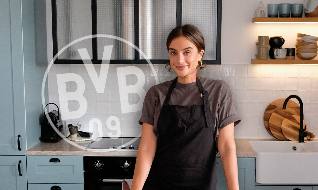 Kira Meenke es desde este verano la chef privada de dos futbolistas del Borussia Dortmund. Imagen cedida / Relevo