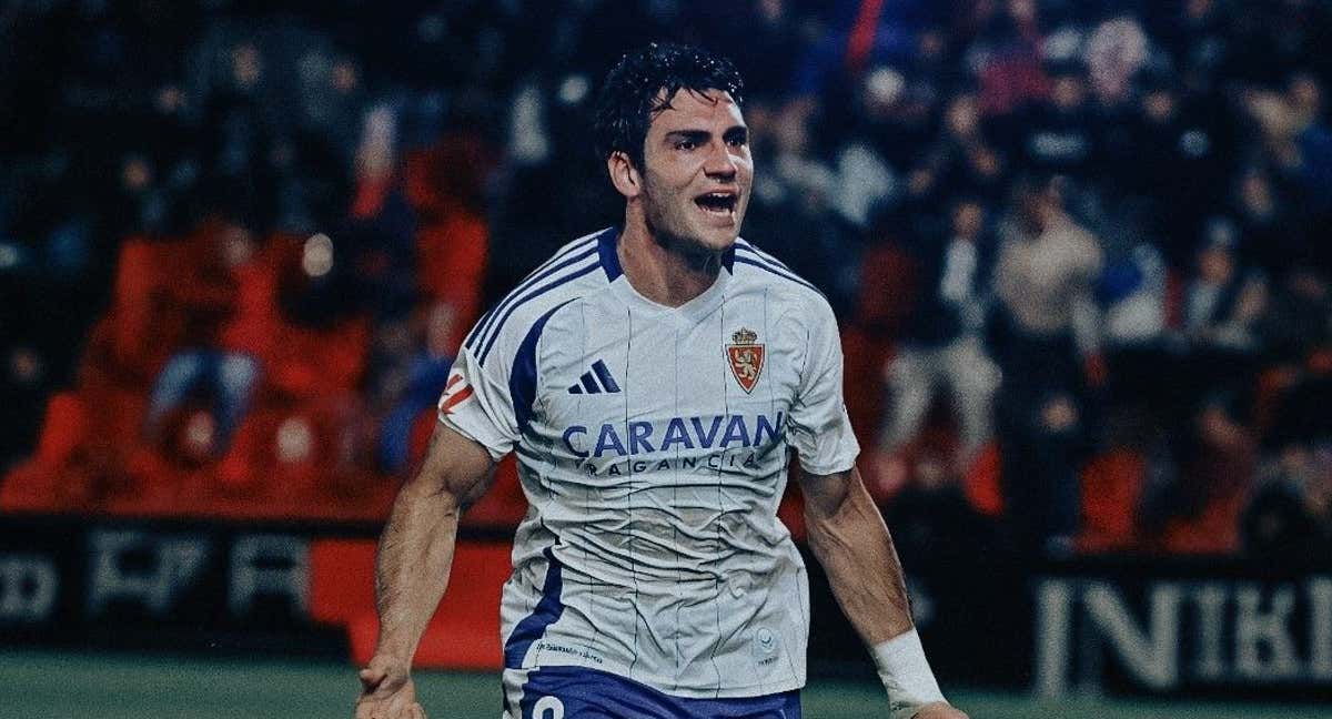 Azón, jugador del Real Zaragoza.