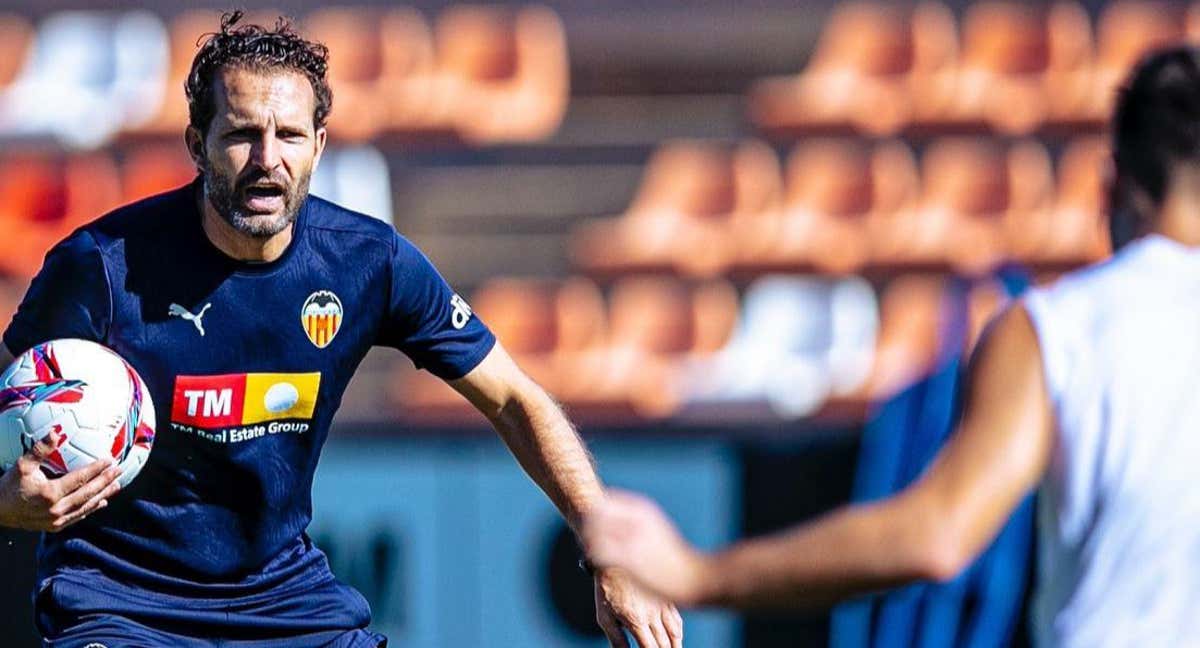 Baraja en un entrenamiento.