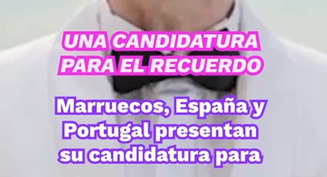 Luis Figo, Noureddine Naybet, Fernando Llorente, y el actor inglés Chris Ginesi, unidos por el Mundial de 2030.