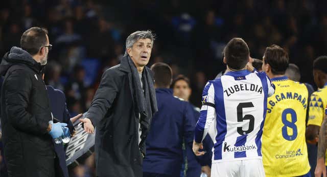 Imanol Alguacil señala a Melero López: «Ha habido alguien que ha querido que el partido no tuviera ritmo»