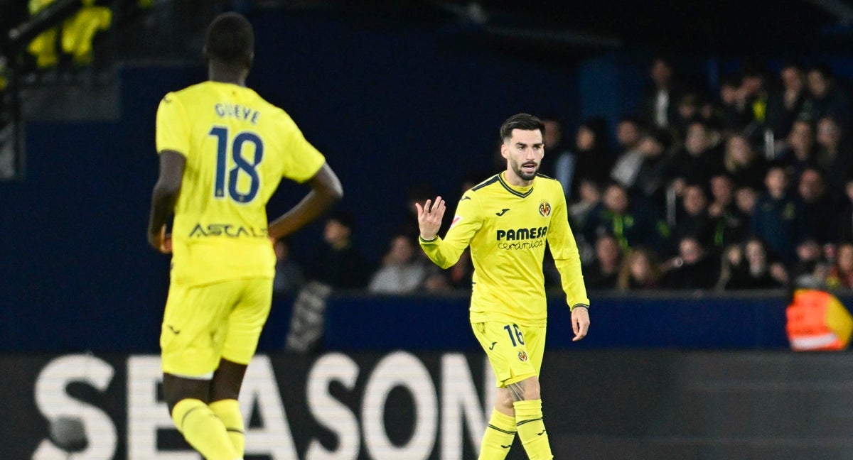 Álex Baena, durante el Villarreal-Betis.