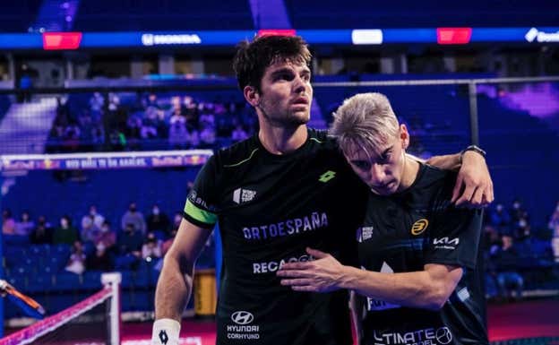 Javi Garrido y Martín Di Nenno en su anterior etapa. WORLD PADEL TOUR