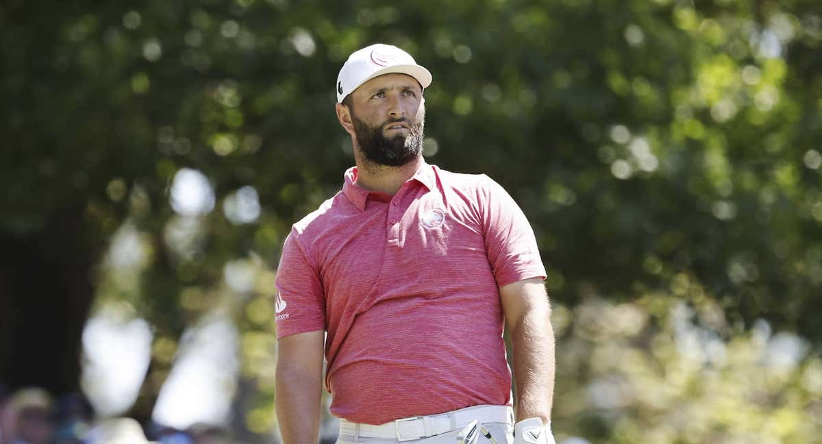 Jon Rahm, durante un torneo en este 2024.
