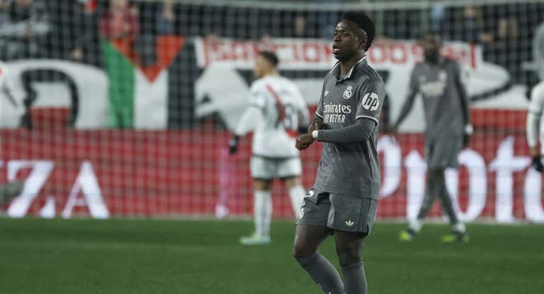 Vinicius Junior, durante el partido ante el Rayo.