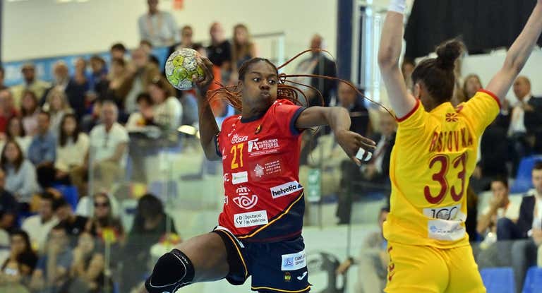 Danila So Delgado (23), en un partido con las Guerreras.