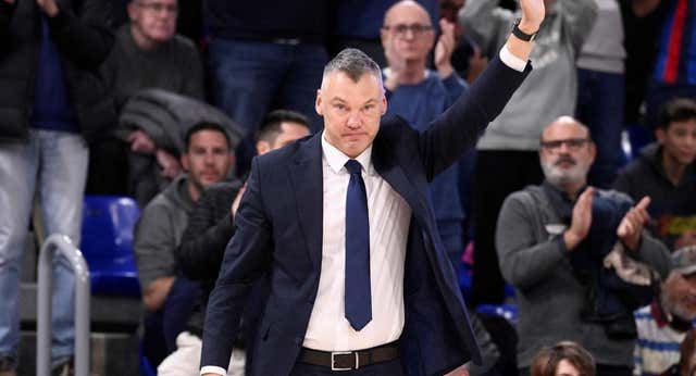 Saras Jasikevicius y la ovación del Palau en su vuelta: «Estoy eternamente agradecido, nunca lo olvidaré»