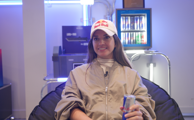 Cristina Gutiérrez, en la sede de Red Bull. RELEVO