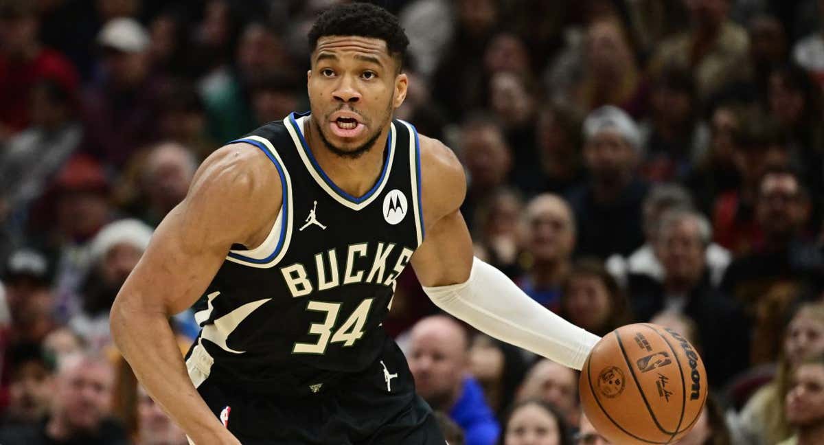Giannis Antetokounmpo, durante un partido esta temporada.