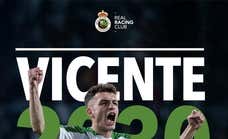 El Racing ata a Iñigo Vicente, uno de los reyes de Segunda, hasta 2030