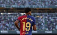 Así fue el debut de Lamine Yamal con el Barcelona