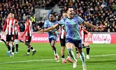 Merino marca y el Arsenal brinda con goles el 2025