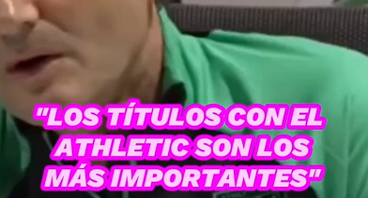 El técnico del Athletic puso en valor los títulos de su equipo y destacó la importancia de la Supercopa.