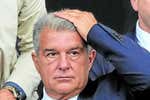 Joan Laporta pierde los papeles en el palco y se pone a insultar: «Sinvergüenzas»
