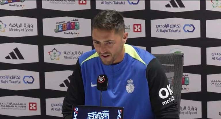Raíllo, en rueda de prensa.