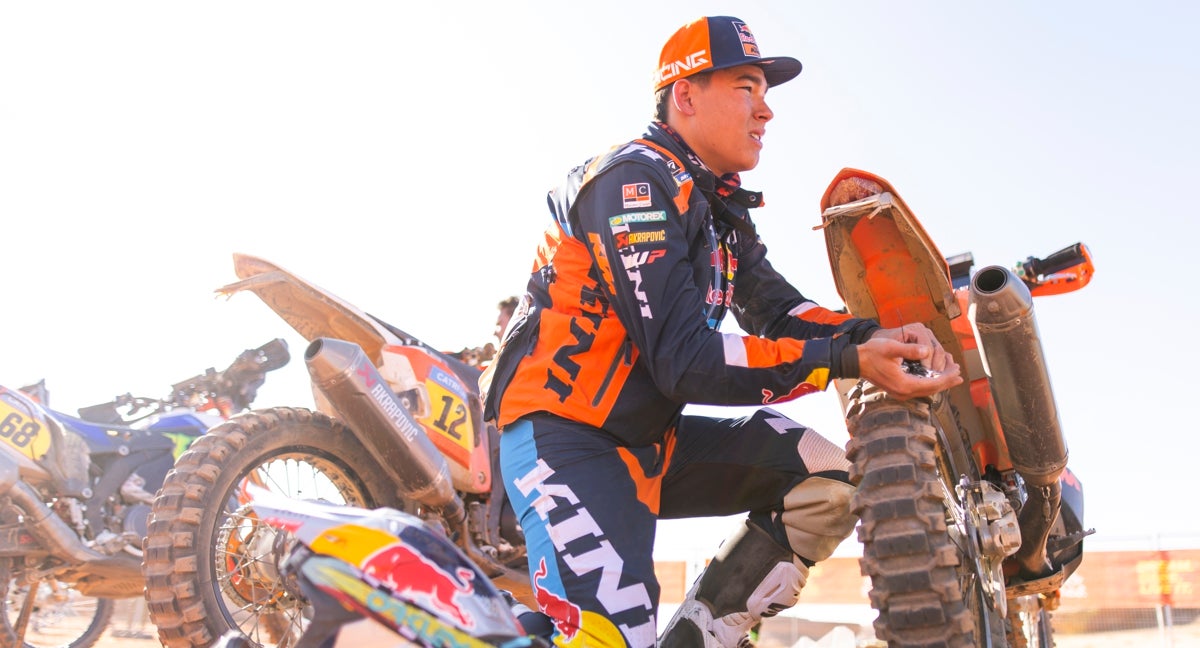 Edgar Canet en la etapa 4 del Dakar.
