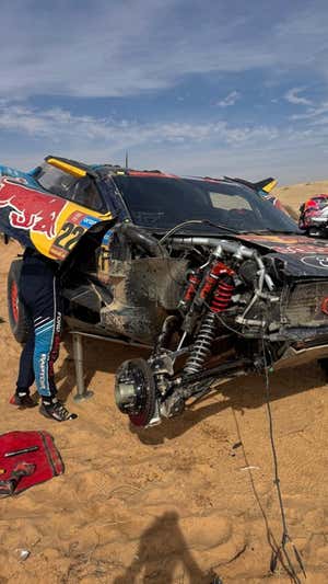 El Raptor de Roma, destrozado. GAEL ROBIC