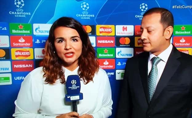 Cristina Bea, el día de la entrevista con Anil Murthy.  CEDIDA