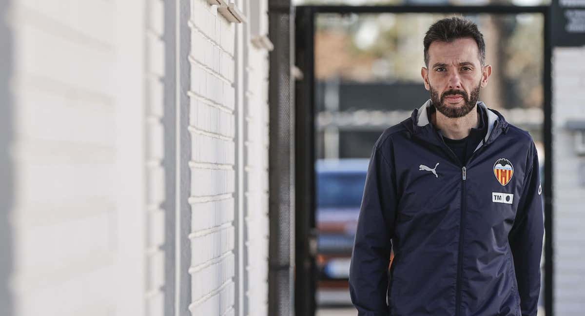 El entrenador del Valencia, Carlos Corberán.