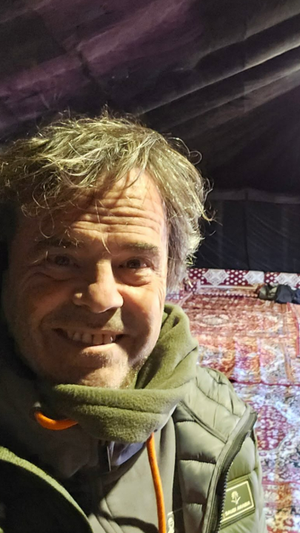 Paco Grande, durante el presente Dakar. INSTAGRAM
