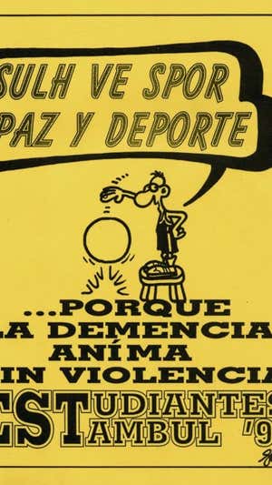 La pegatina de Forges para Estambul. Estudiantes