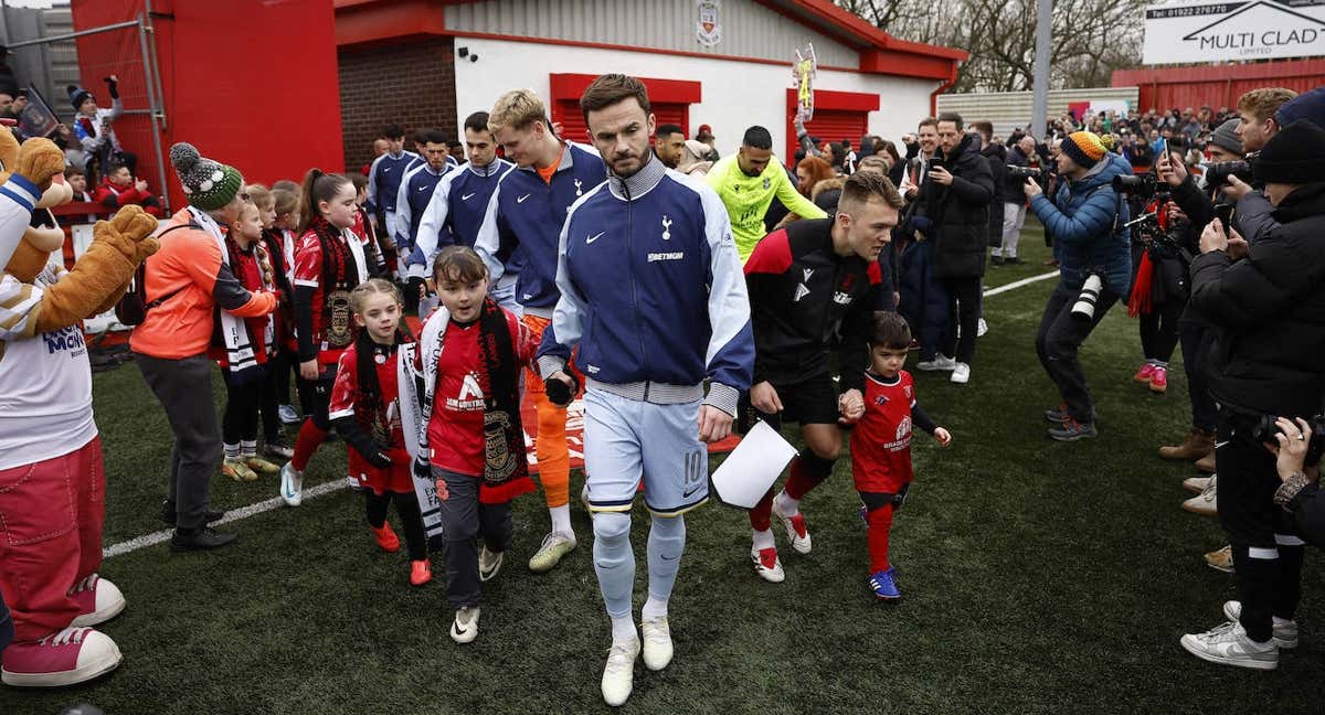 El Tottenham se enfrentó al Tamworth, de la quinta división./REUTERS