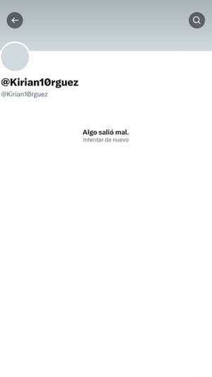Kirian Rodríguez se borra las redes sociales.  X