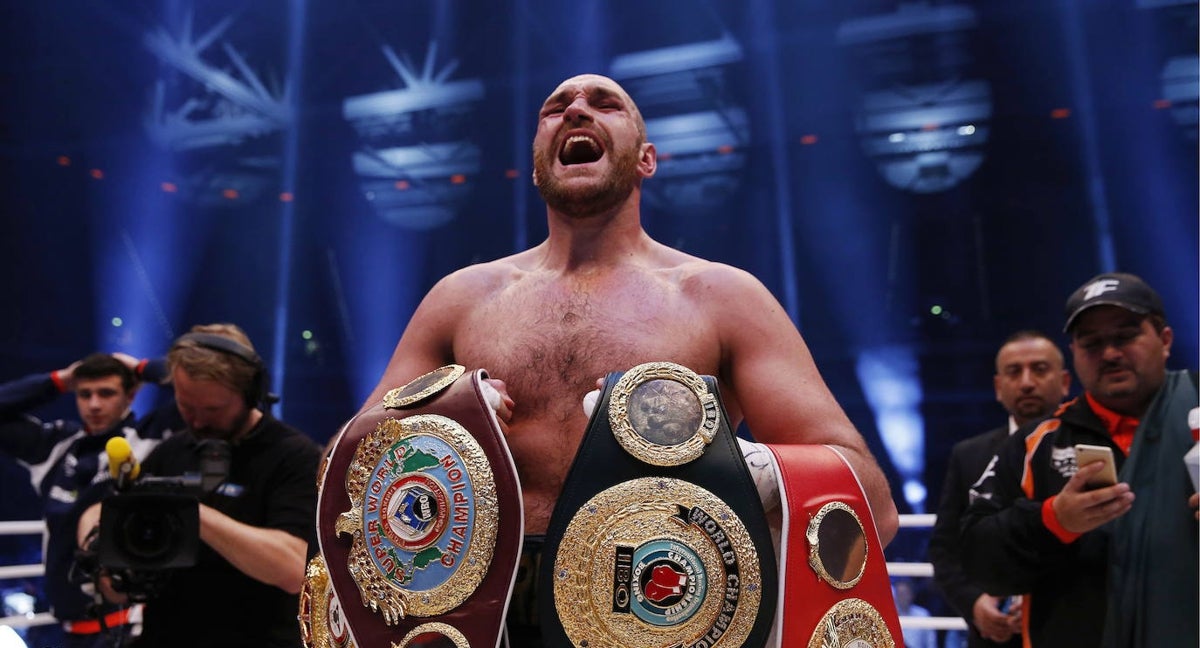 Tyson Fury, boxeador.